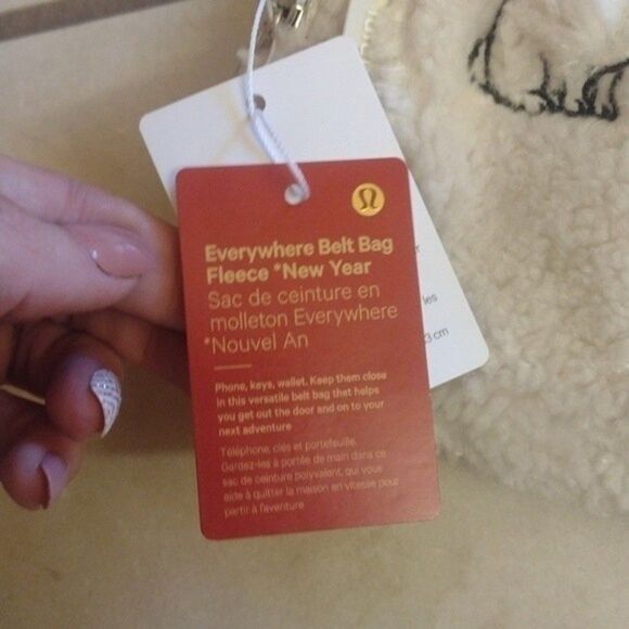 Rare Lululemon Year of the Rabbit Belt Bag Fleece Limited Edition Hard to Find - Picture 7 of 11